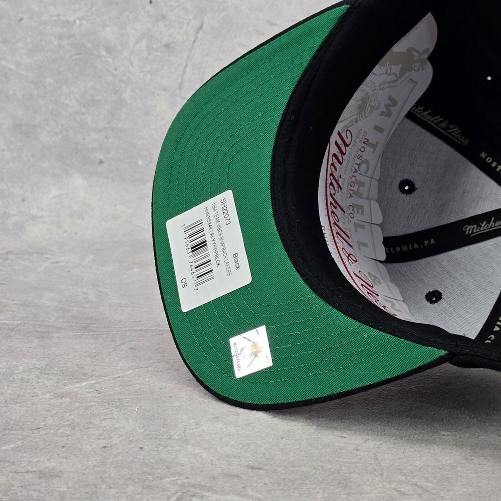 Mitchell & Ness Los Angeles Lakers Vibes Cap Black & Purple Snapback Hat‎ - Picture 11 of 14